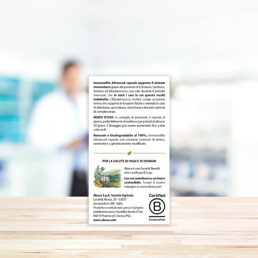 Aboca Immunomix Advanced Potenzia le Difese Immunitarie 50 Capsule