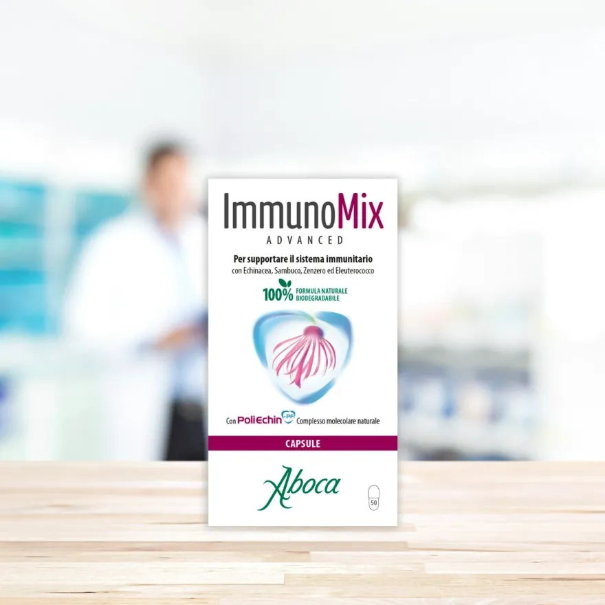 Aboca Immunomix Advanced Potenzia le Difese Immunitarie 50 Capsule