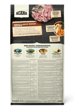 Acana Adult Large Breed Recipe Alimento Secco Per Cani 11,4kg