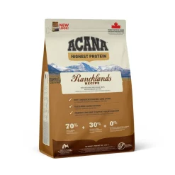 Acana Cane Ranchlands Highest Protein Crocchette Manzo e Agnello Sacco 2Kg