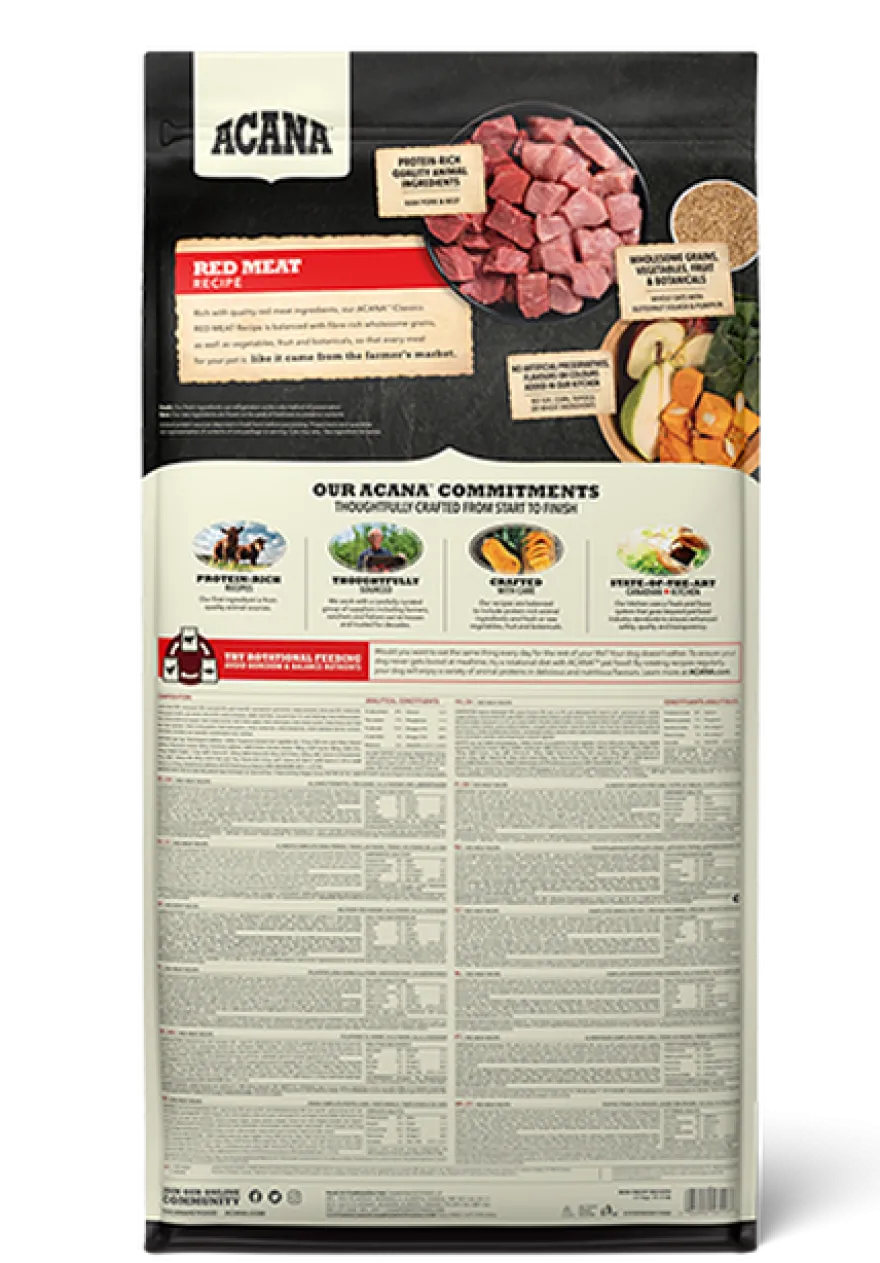 Acana Classic Dog Red Meat 2Kg