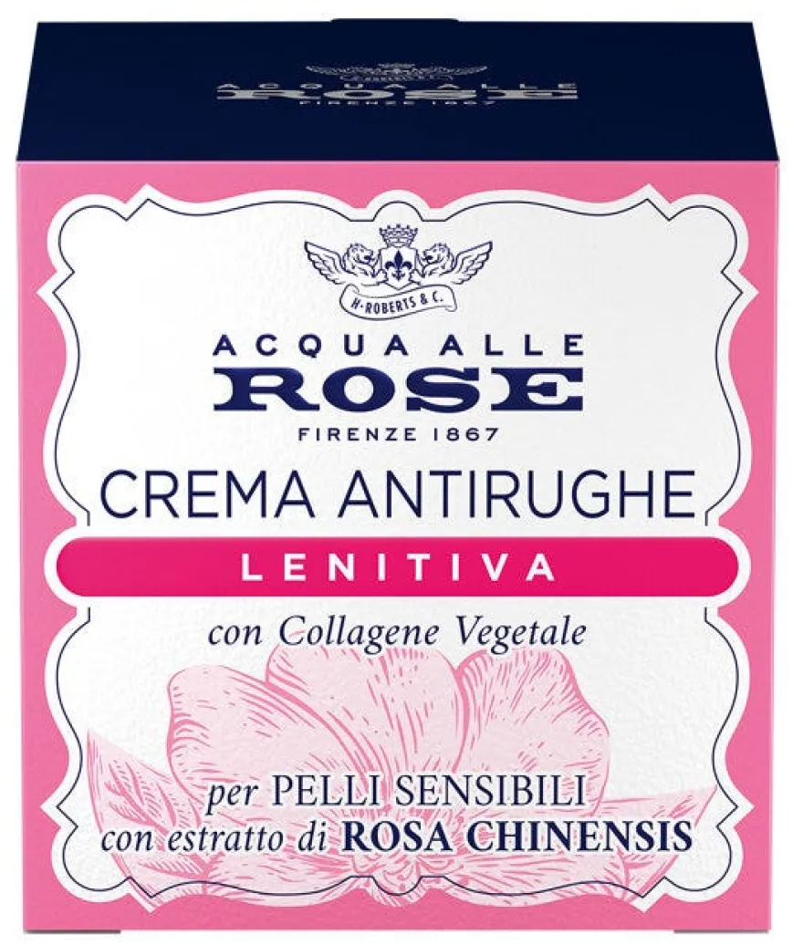 Acqua Alle Rose Crema Viso Antirughe Lenitiva 50ml