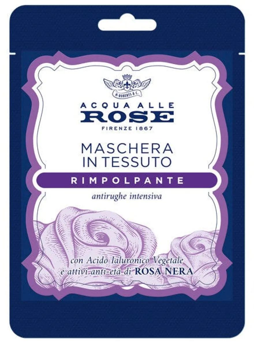 Acqua Alle Rose Maschera In Tessuto Rimpolpante 1pz