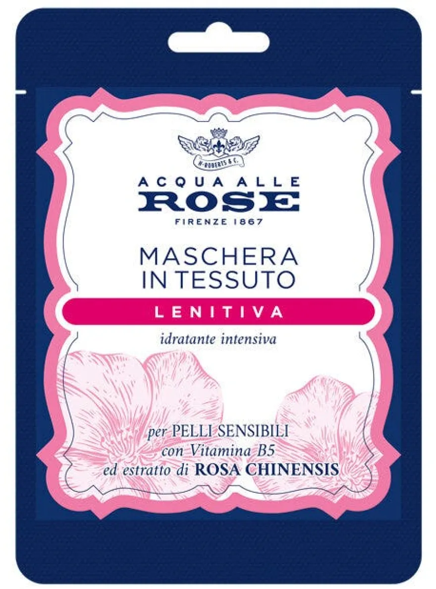 Acqua Alle Rose Maschera Viso in tessuto Lenitiva 1pz