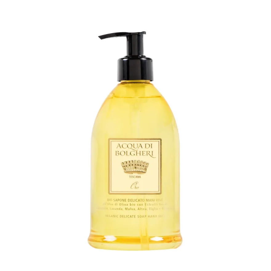 Acqua Di Bolgheri Sapone Delicato Bio Mani/Viso Oro 500ml