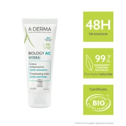 A-Derma Biology Ac Hydra Crema Compensatrice Ultra-lenitiva Anti-imperfezioni 40ml