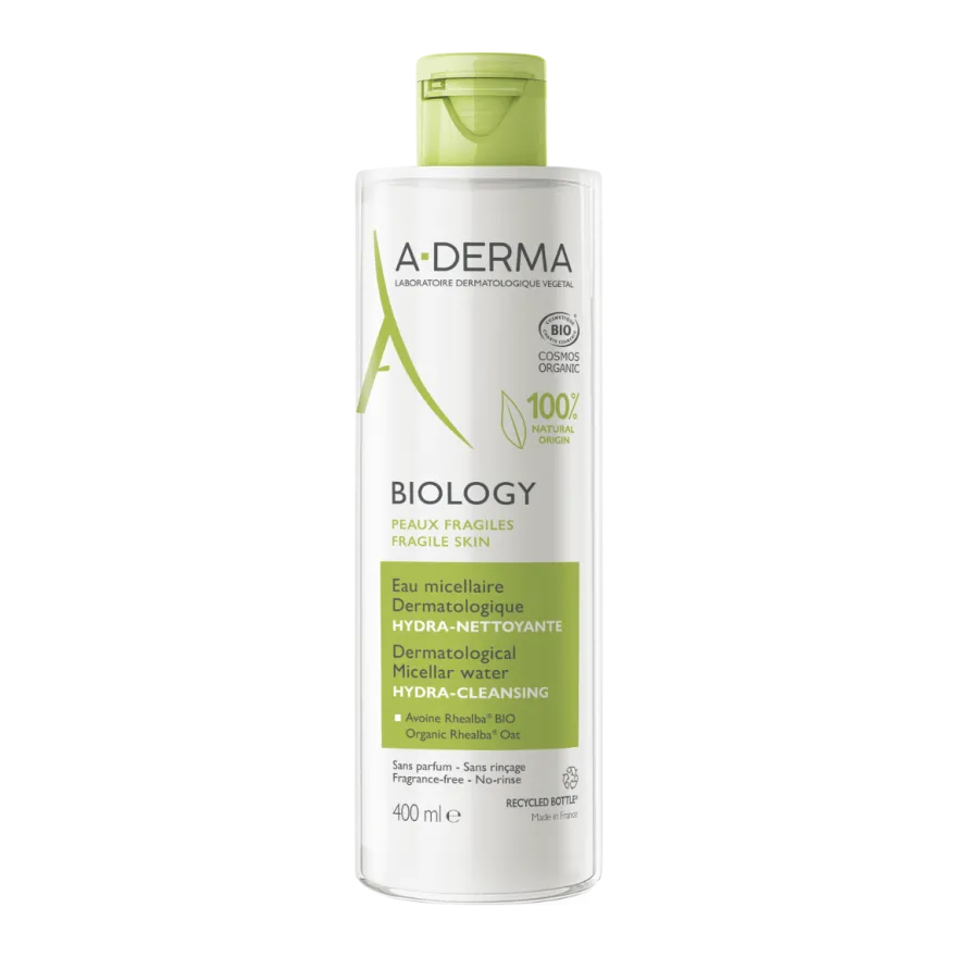 A-Derma Biology Acqua Micellare Dermatologica Idra-Detergente 400ml