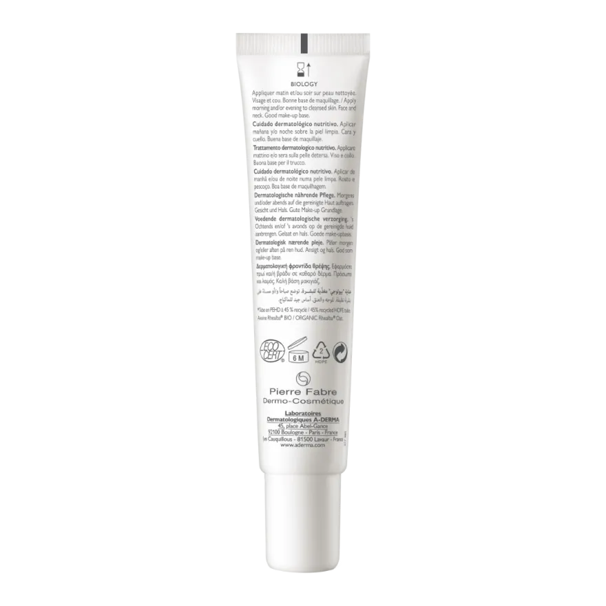 A-Derma Biology Nutri Trattamento Dermatologico Nutritivo 40ml