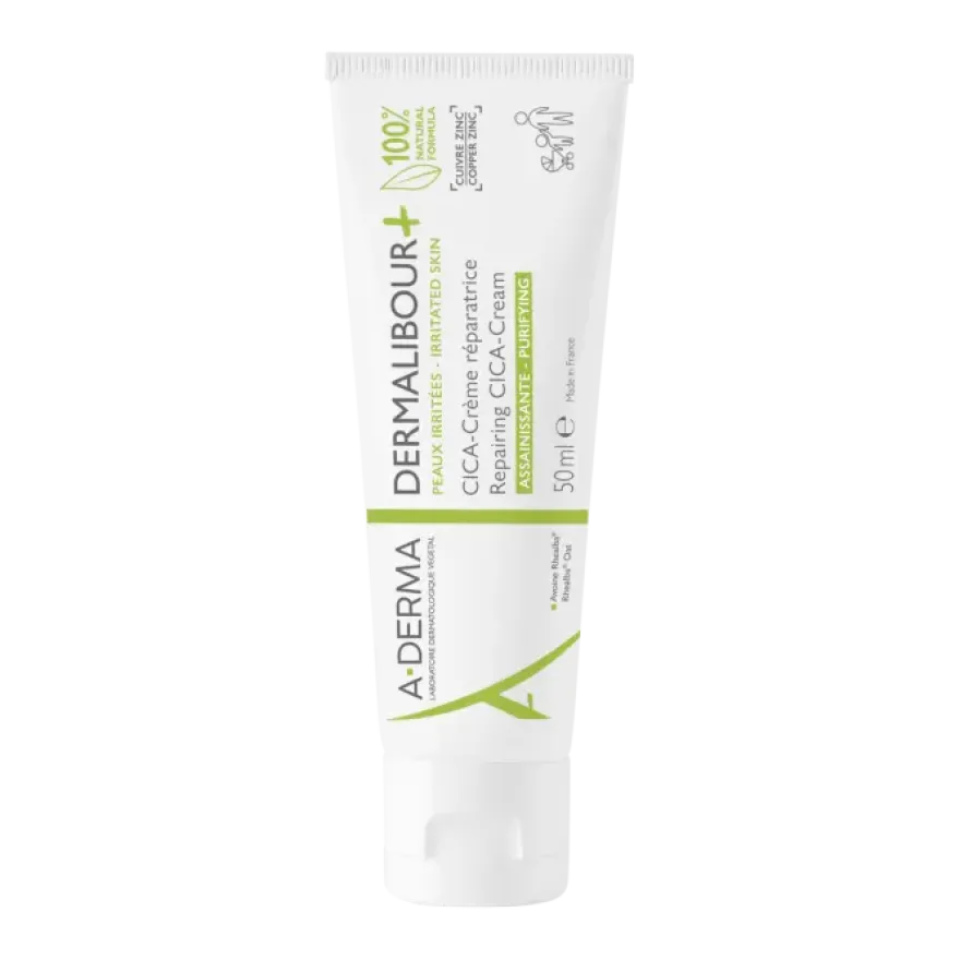 Aderma Dermalibour+ Cica-Crema Ristrutturante Purificante Pelli Irritabili 50ml