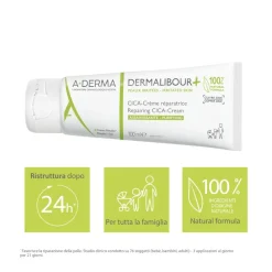 Aderma Dermalibour+ Cica-Crema Ristrutturante Purificante Pelli Irritabili 100ml