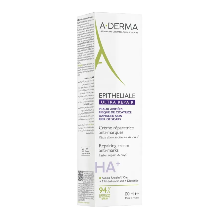 A-Derma Epitheliale Ultra Repair HA+ Crema Ristrutturante Anti-Segni Residui 100ml