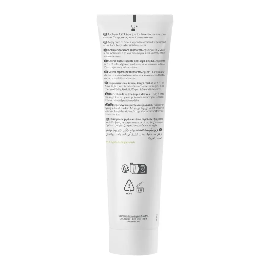 A-Derma Epitheliale Ultra Repair HA+ Crema Ristrutturante Anti-Segni Residui 100ml
