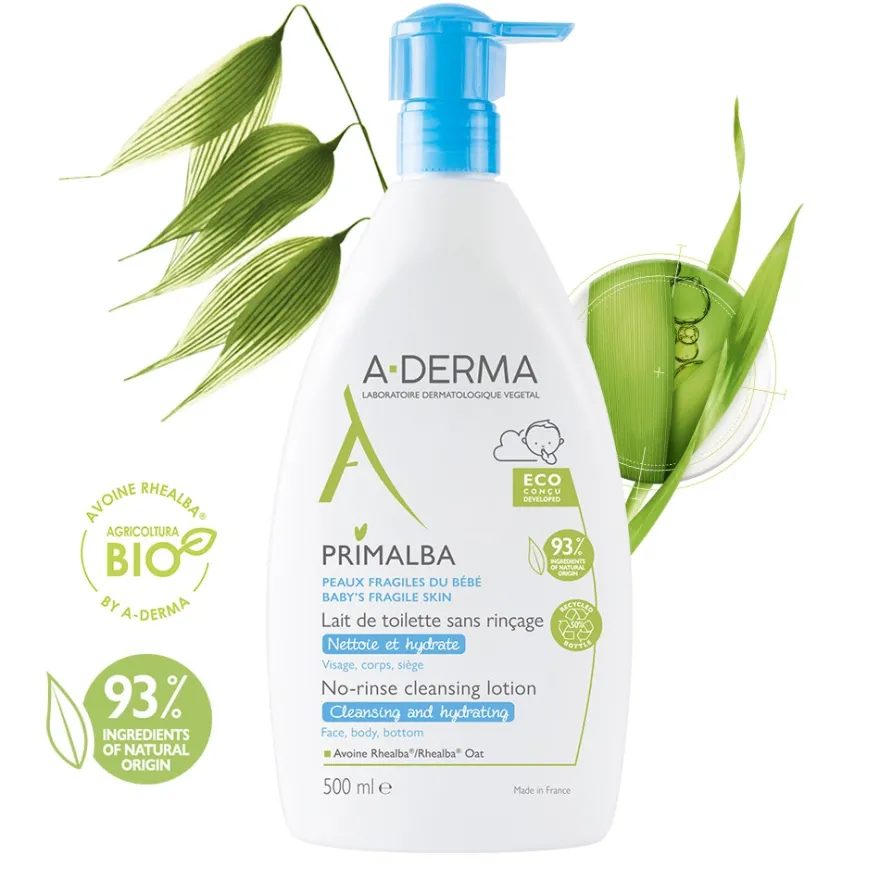 A-Derma Primalba Latte Detergente Senza Risciacquo 500ml