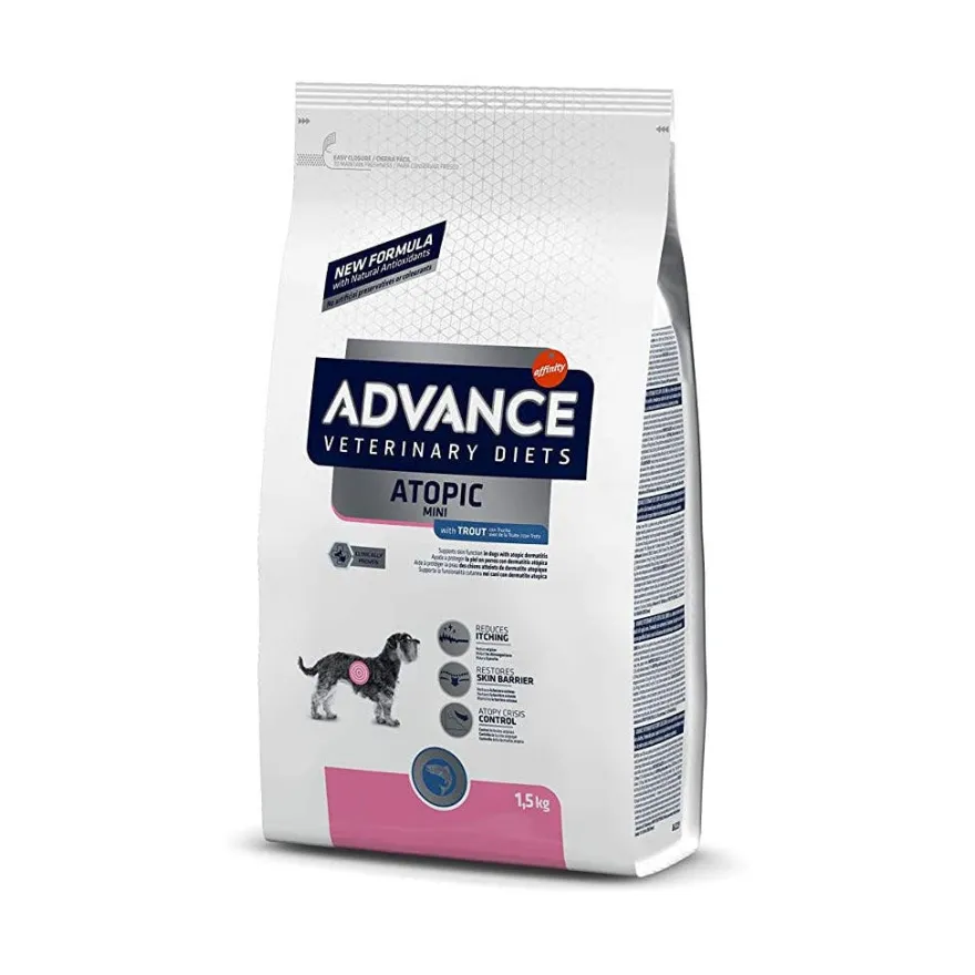 Advance Veterinary Diets Atopic Mini Crocchette Per Cani Taglia Piccola Sacco 1,5kg