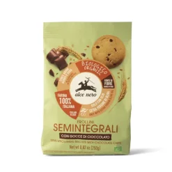 Alce Nero Frollini Semintegrali Con Gocce di Cioccolato Biologici 250g