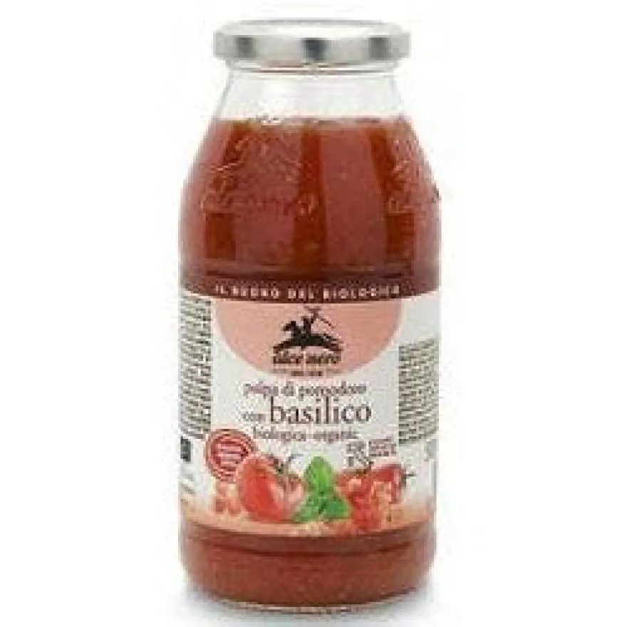 Alce Nero Polpa Pomodoro Con Basilico 500g