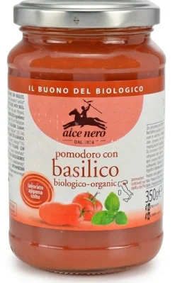 Alce Nero Pomodoro Con Basilico Bio 350g
