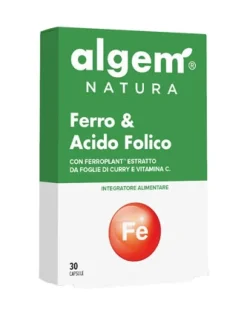 Algem Natura Ferro E Acido Folico 30 Capsule