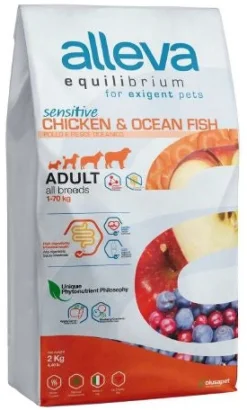 Alleva Equilibrium Dog Adult Sensitive Chicken And Ocean Fish All Breeds 2 kg