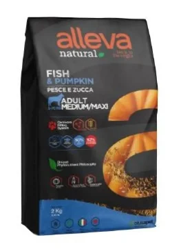 Alleva Natural Dog Adult Ocean Fish & Pumpkin Medium/maxi 2 kg