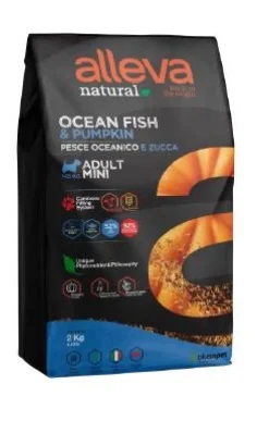 Alleva Natural Dog Adult Ocean Fish & Pumpkin Mini 2 kg