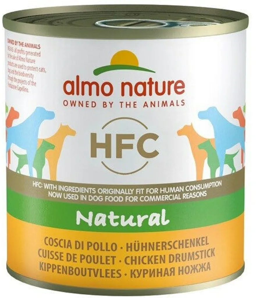 Almo Nature Cibo Umido Coscia Di Pollo Per Cani Adulti Scatoletta 280g