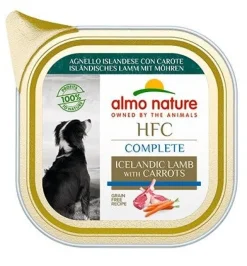 Almo Nature Complete Cibo Umido Agnello Islandese Con Carote Per Cani 85g