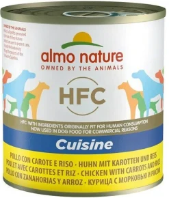 Almo Nature Cuisine Cibo Umido Pollo Con Carote E Riso Per Cani Adulti Scatoletta 280g