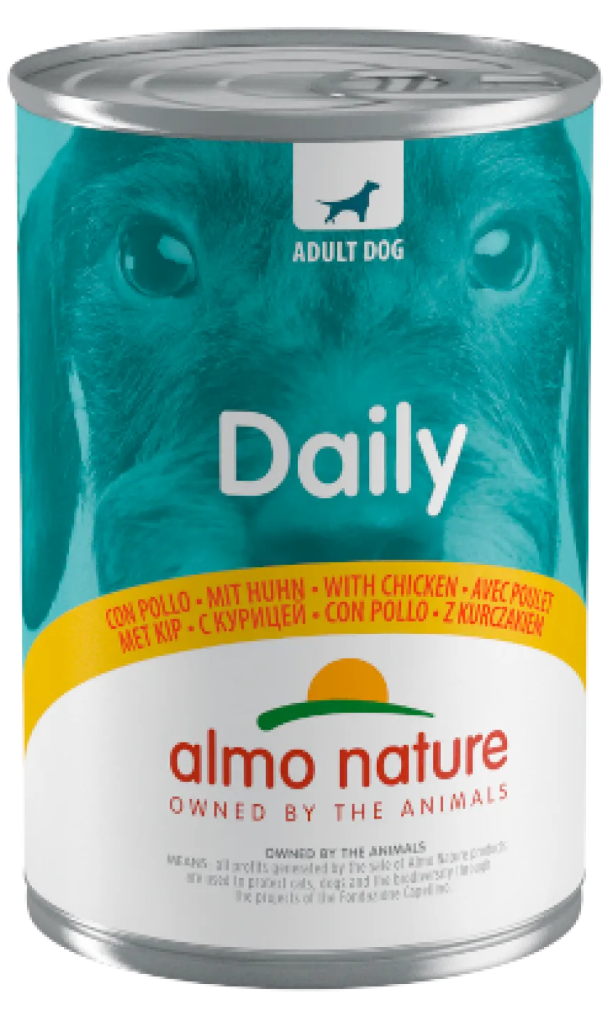 Almo Nature Daily Menù Cibo Umido Pollo Per Cani Adulti Lattina 400g