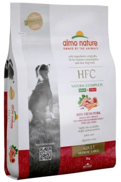 Almo Nature HFC Adult Crocchette Maiale Cani Adulti Taglia Media E Grande Sacco 8kg