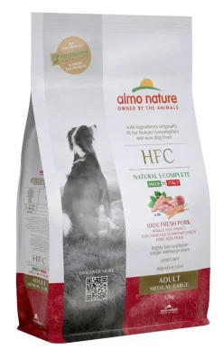 Almo Nature HFC Adult Crocchette Maiale Cani Adulti Taglia Media E Grande Sacco 1,2kg