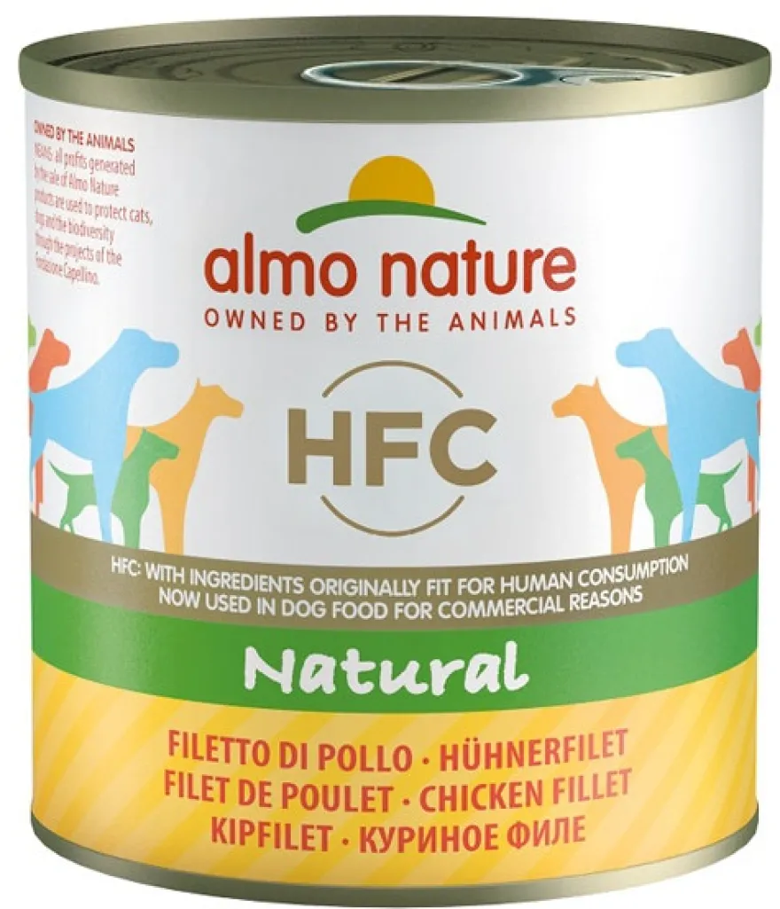 Almo Nature HFC Natural Cibo Umido Filetto Di Pollo Per Cani Adulti 280g