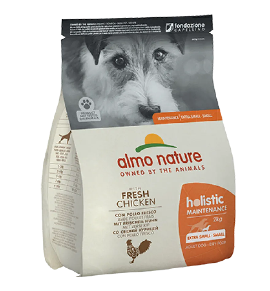 Almo Nature Holistic Maintenance Crocchette Pollo Cani Adulti Taglia Mini E Piccola Sacco 2kg