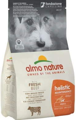 Almo Nature Holistic Maintenance Manzo Fresco E Riso Cibo Secco Per Gatti Adulti Taglia Piccola Sacco 400g