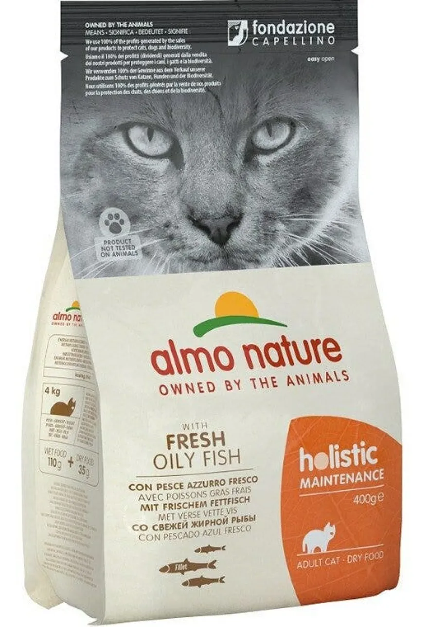 Almo Nature Holistic Maintenance Pollo Fresco E Riso Cibo Secco Per Gatti Adulti Sacco 400g