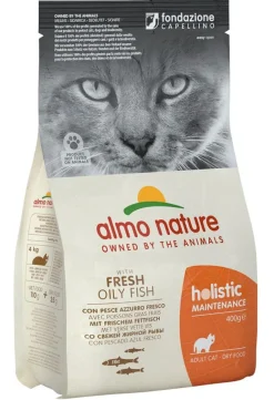 Almo Nature Holistic Maintenance Tacchino Fresco E Riso Cibo Secco Per Gatti Adulti Sacco 400g