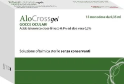 ALOCROSS GEL gocce oculari 15 monodose da 0,35 ml