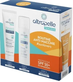Altrapelle Tenless Crema 30ml + Siero 30ml + Crema Solare 50 ml SPF50+