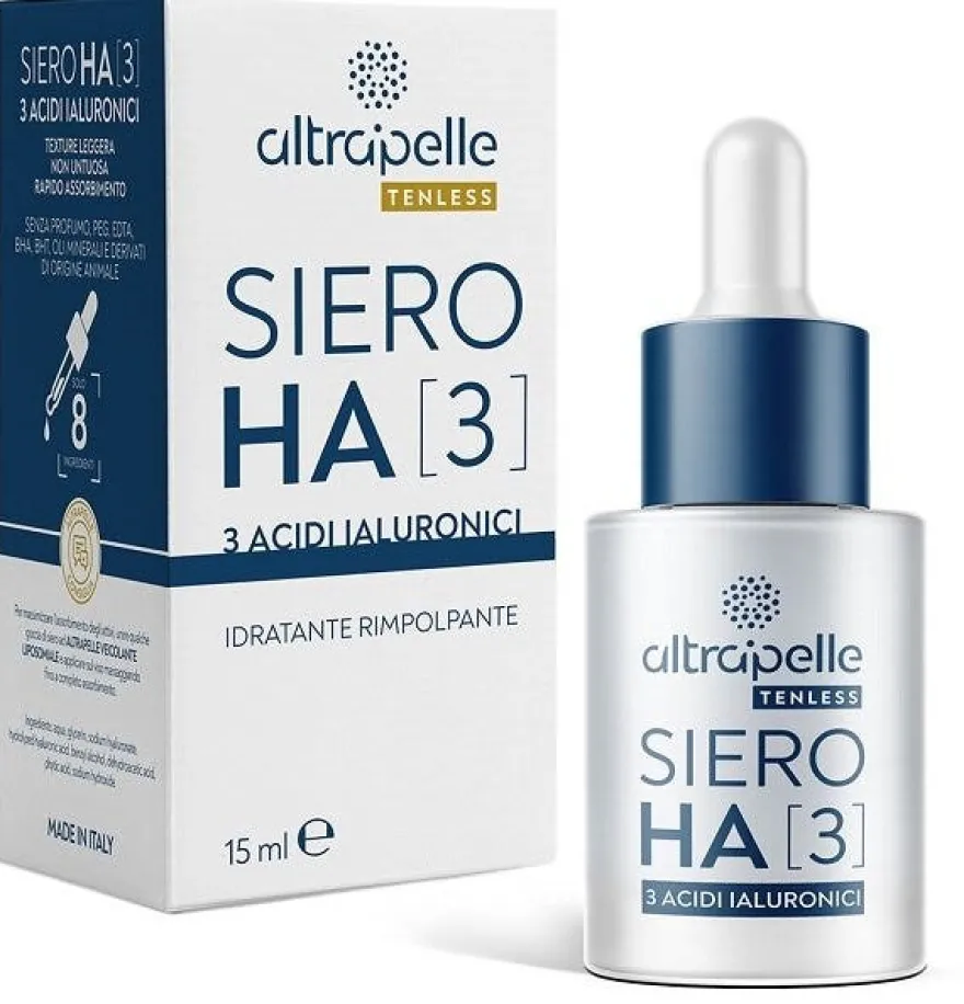 Altrapelle Tenless Siero Viso HA 3 Acidi Ialuronici 15ml