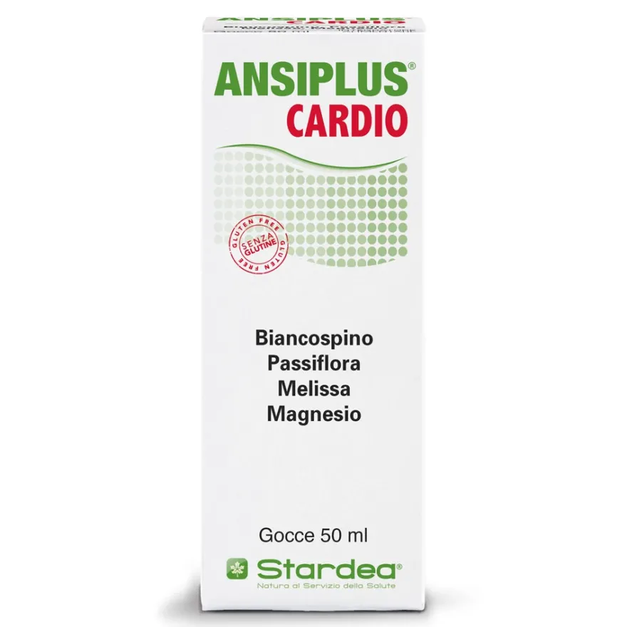 Ansiplus Cardio Gocce 50 ml - Integratore Benessere Cuore