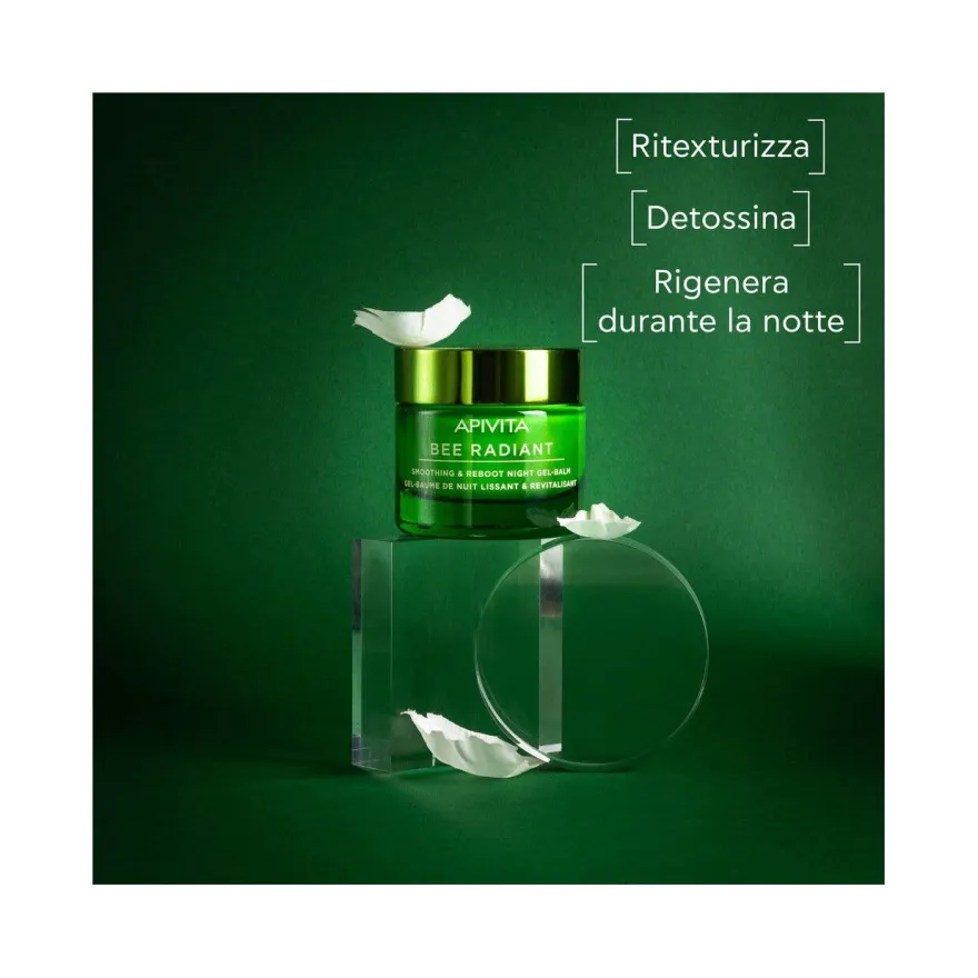 Apivita Bee Radiant Gel-Balsamo Notte Levigante & Riattivante 50ml