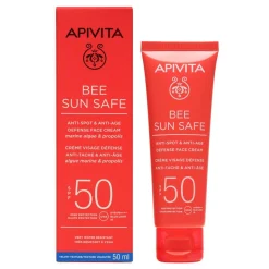 Apivita Bee Sun Safe Crema Viso SPF50 Anti-Macchia&Anti-Age 50ml