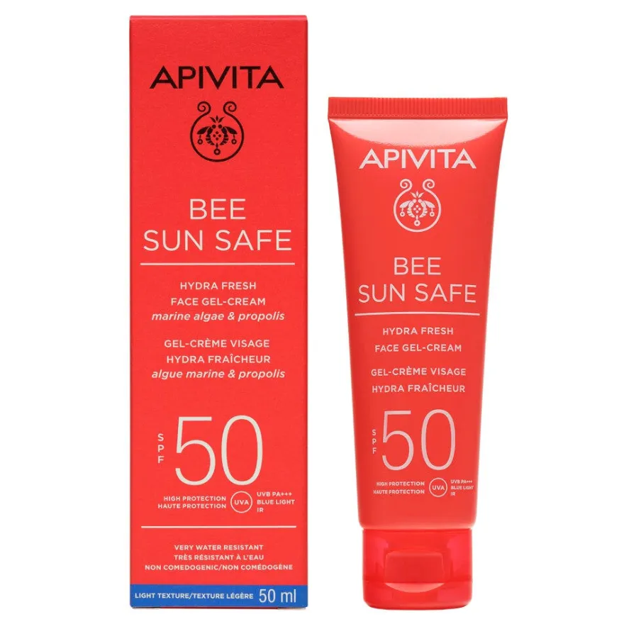 Apivita Bee Sun Safe Hydra Fresh Crema Gel Viso SPF50 50ml
