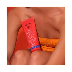 Apivita Bee Sun Safe Hydra Fresh Latte Solare SPF50 Viso Corpo 200ml