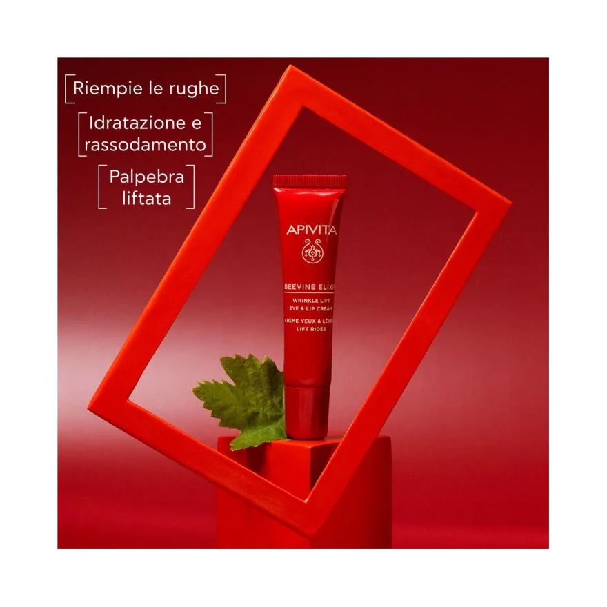 Apivita Beevine Elixir Crema Anti-Rughe Contorno Occhi e Labbra 15ml