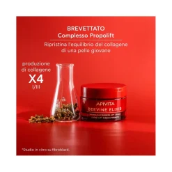 Apivita Beevine Elixir Crema Anti-Rughe Rassodante Liftante Texture Leggera 50ml