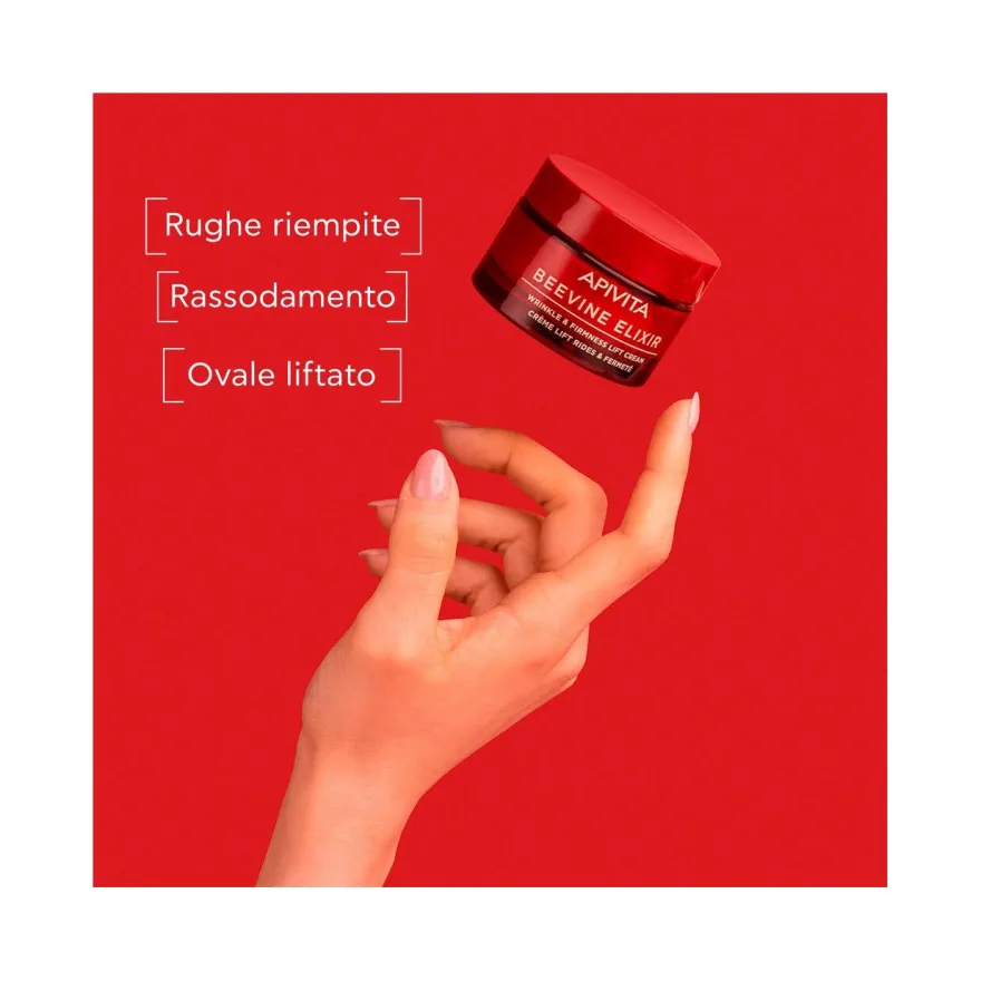 Apivita Beevine Elixir Crema Anti-Rughe Rassodante Liftante Texture Leggera 50ml