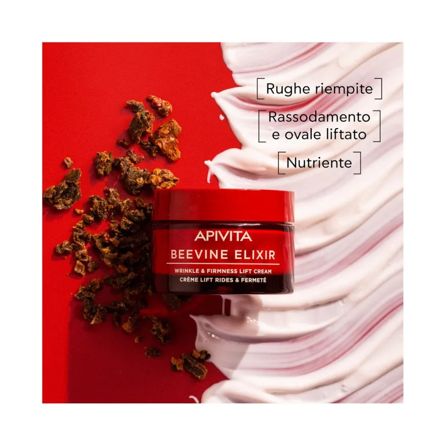 Apivita Beevine Elixir Crema Anti-Rughe Rassodante Liftante Texture Ricca 50ml