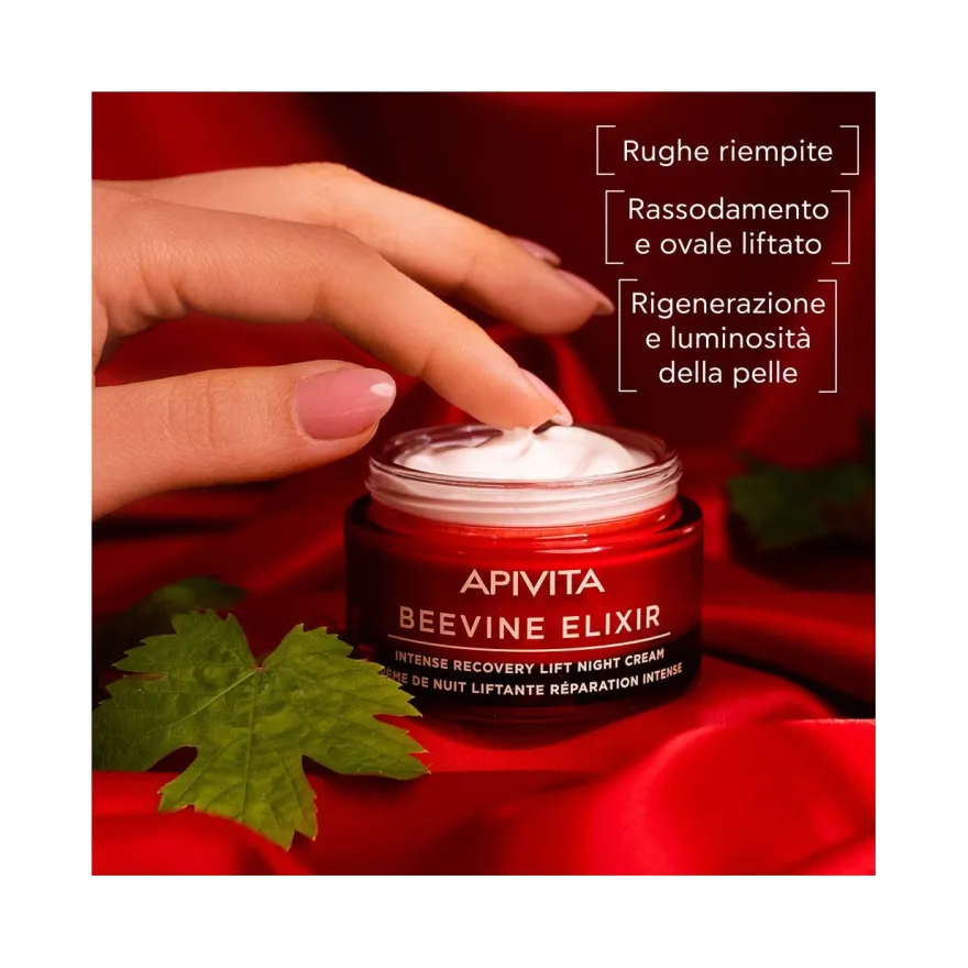 Apivita Beevine Elixir Crema Notte Intensiva Liftante Rigenerante 50ml