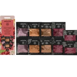 Apivita Express Beauty Snack Vitalità Set 4 Maschere Viso